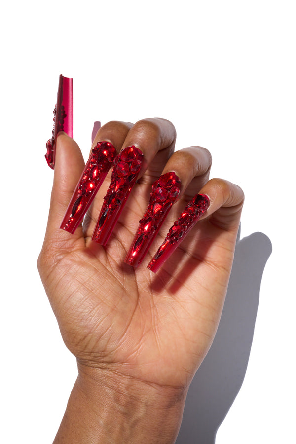 Majesty in Coffin - Red Ruby - XXL Medium