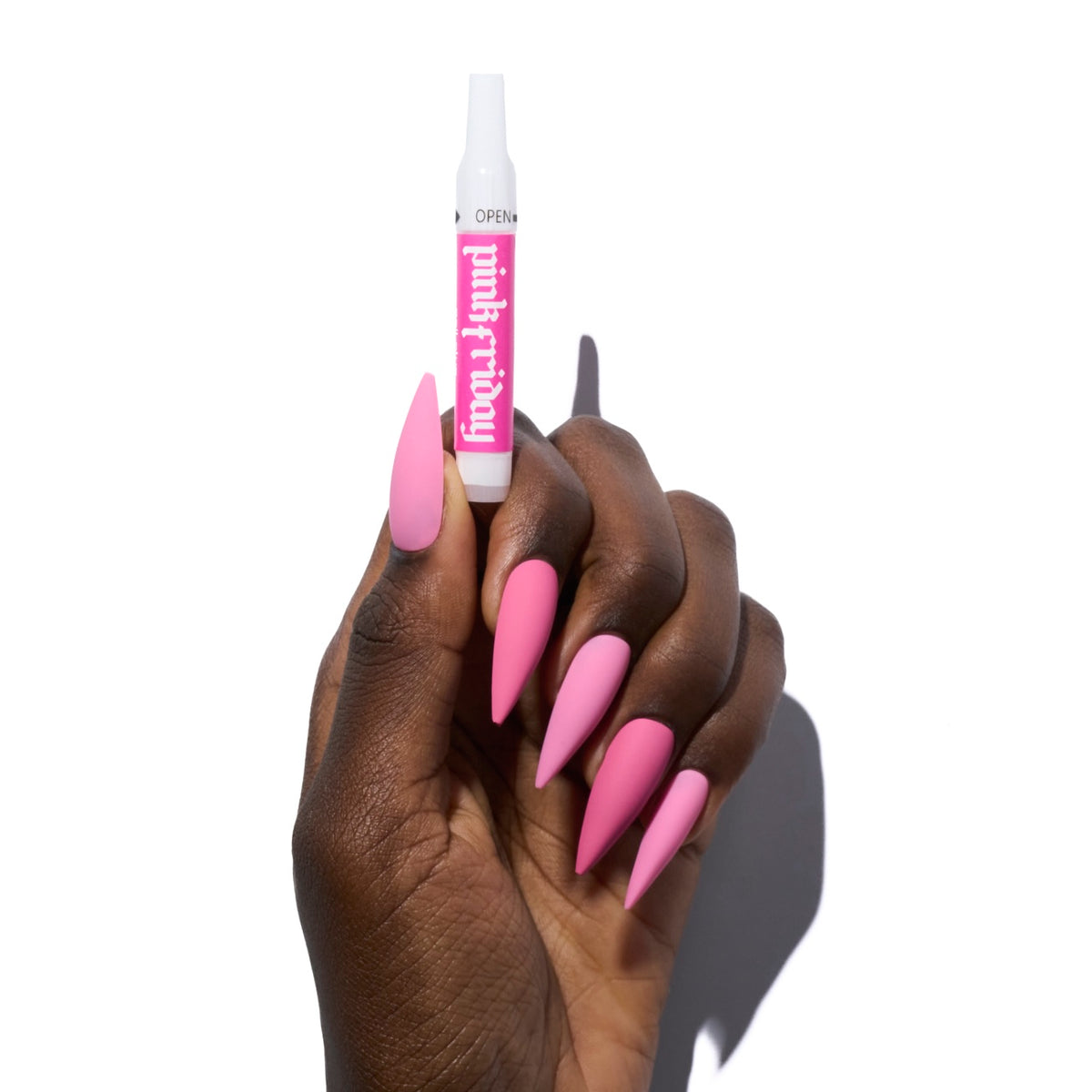 On My Tippies in Square - She’s Platinum - S – Pink Friday Nails by ...