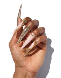On My Tippies in Almond - Queen Midas - M