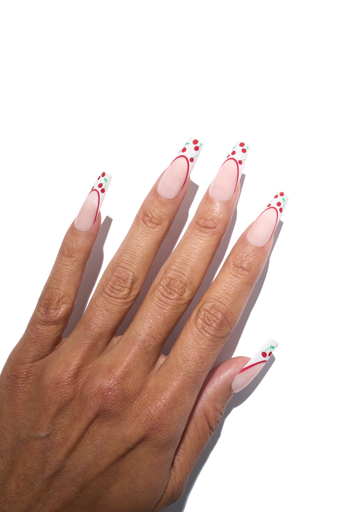 Pardon My French in Coffin - Sweet Cherry - L – Pink Friday Nails